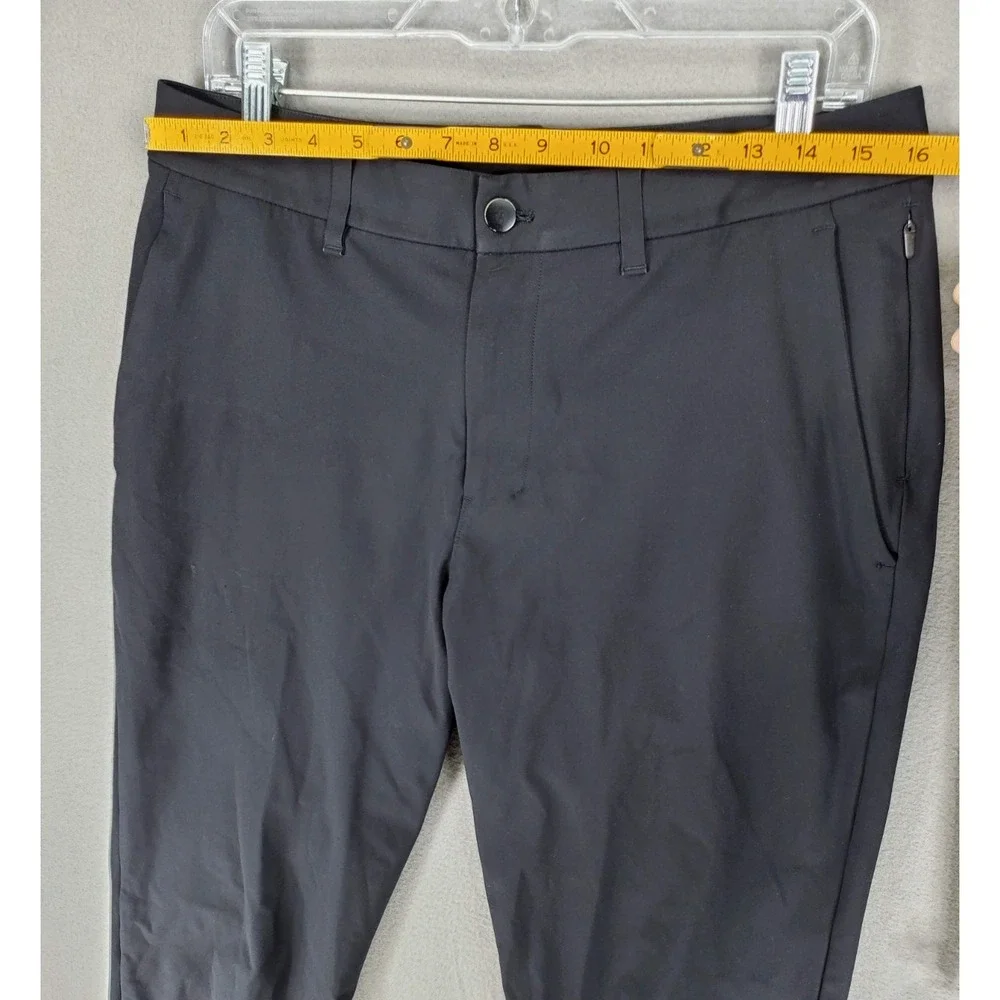 Lululemon Commission Pants Black‎ ABC Warpstream Slim Fit Men's 32x30